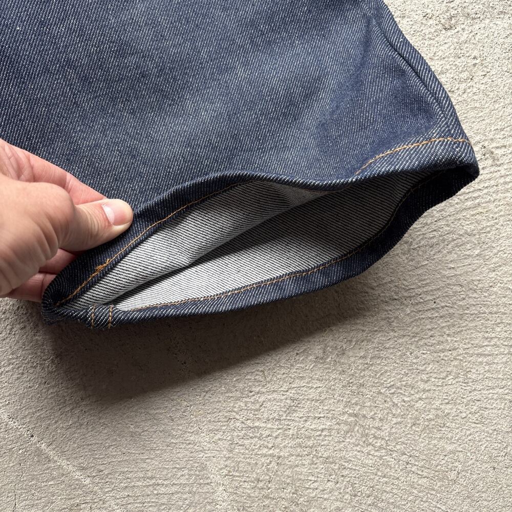 VINTAGE 90s Levis 517 Jeans Mens 34x34 Blue Denim Bootcut RAW Deadstock NOS USA - Picture 4 of 16